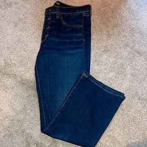 Veronica Beard Carolyn Baby Boot Cut High Rise Jean Midnight 29